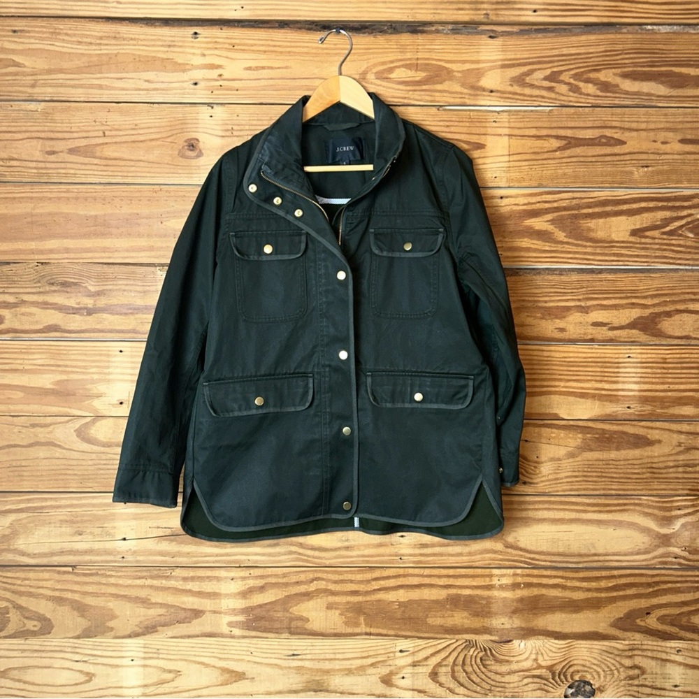J. Crew Olive Military Jacket